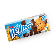 Печенье Wellness с тёмным шокола­дом