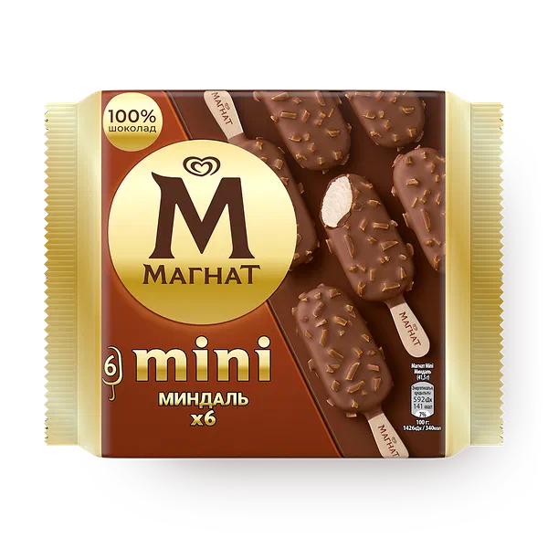 Мороженое «Mагнат» Mini миндаль