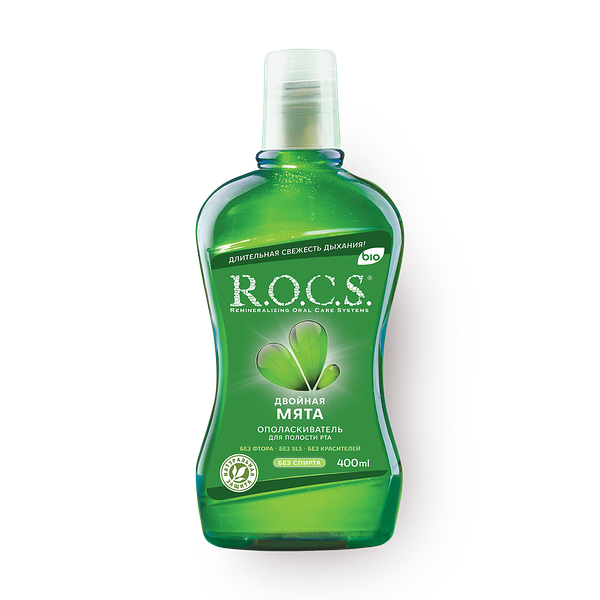 Ополаскиватель для полости рта R.O.C.S. Двойная мята