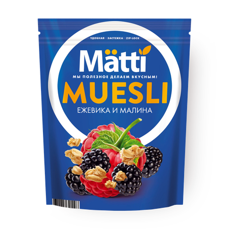 Мюсли Matti малина и ежевика