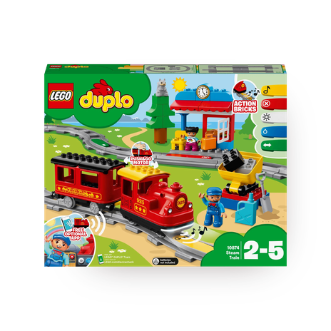 Конструктор Lego Duplo Поезд на паровой тяге 10874