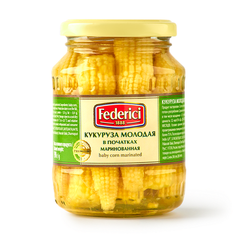 Кукуруза маринованная молодая Federici