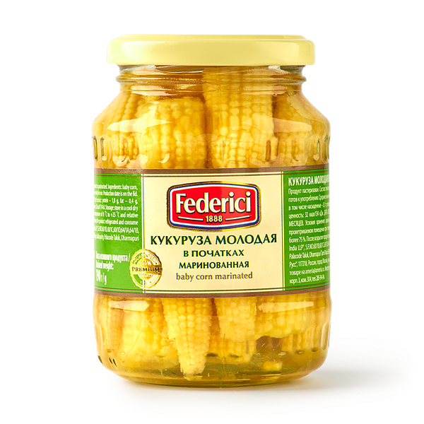 Кукуруза маринованная молодая Federici