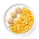 Фрикадельки из индейки и курицы с макаронами и сливочным соусом «Из Лавки»