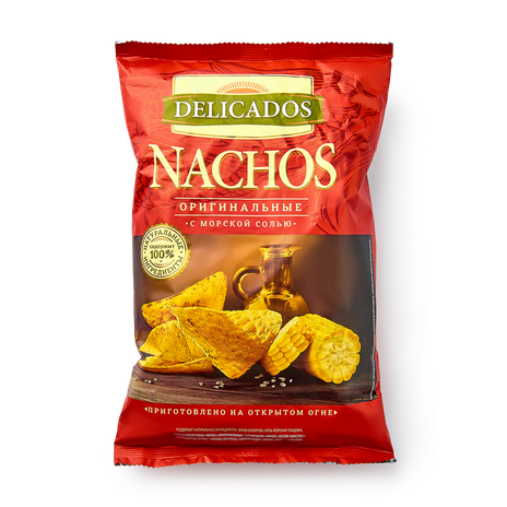 Чипсы кукурузные Nachos Delicados оригинальные