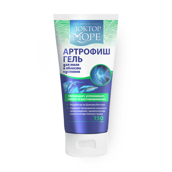 Крем-гель для суставов Доктор Море Артрофиш охлаждающий