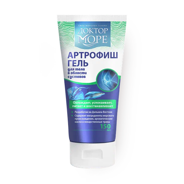 Крем-гель для суставов Доктор Море Артрофиш охлаждающий