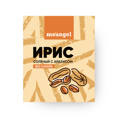 Ирис солёный Meangel с арахисом без сахара