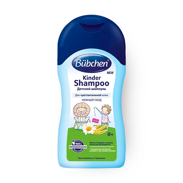 Шампунь детский Bubchen экстракт ромашки и протеины пшеницы с рождения