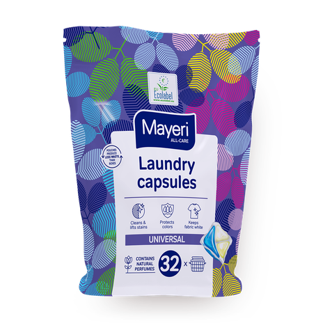 Капсулы для стирки белья Mayeri All-Care универсальные