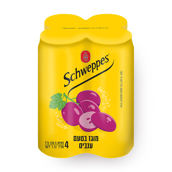 Schweppes grape Pack