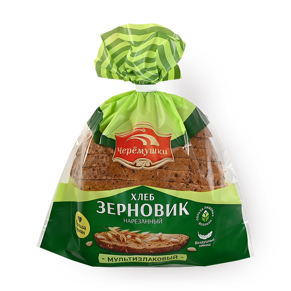 Хлеб Зерновик «Черемушки» в нарезке
