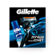 Набор подарочный Gillette с бритвой и гелем для бритья увлажняющим