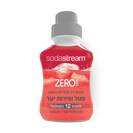 SodaStream syrup flavored Zero Raspberry Berries
