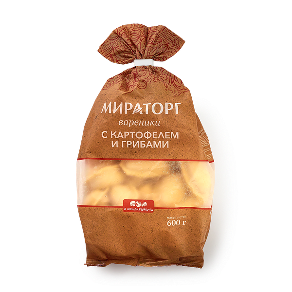 Вареники с картофелем и грибами «Мираторг»