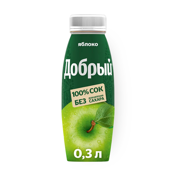 Сок яблочный «Добрый»