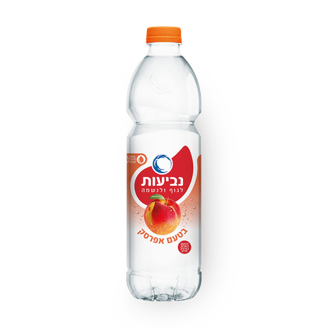 Neviot+ Peach flavored mineral water