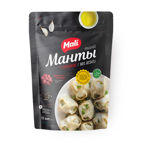 Манты с говядиной Mali