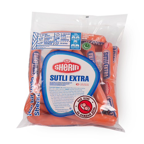 Сосиски молочные экстра Sherin