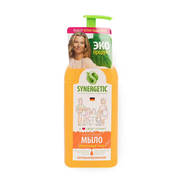 Жидкое мыло Synergetic Фруктовый микс