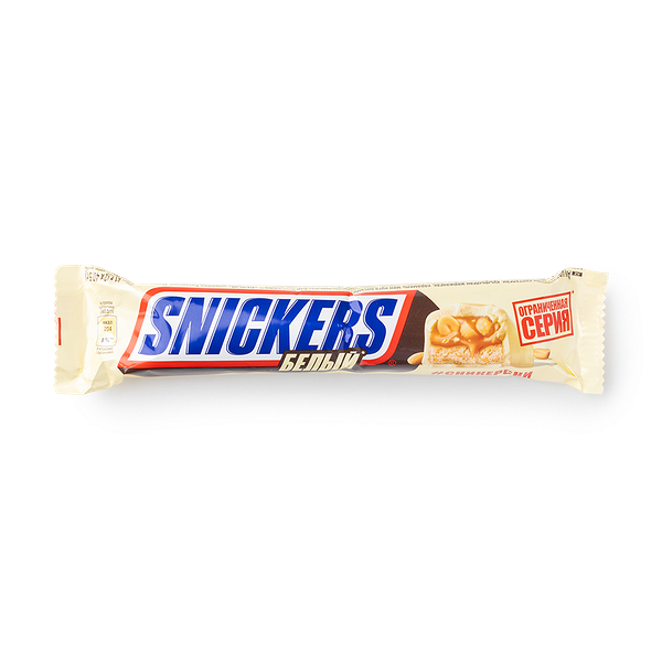 Батон­чик шоколад­ный белый Snickers