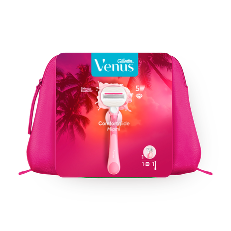 Набор подарочный Gillette Venus с бритвой Miami и косметичкой