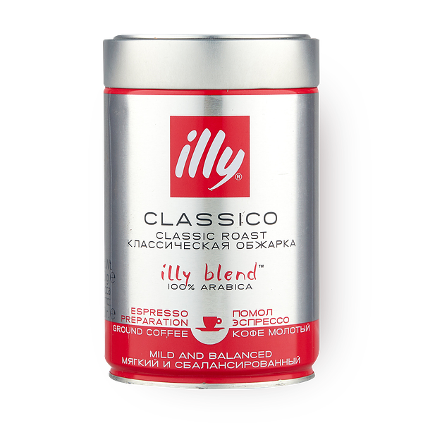 Кофе молотый Classico Espresso Illy