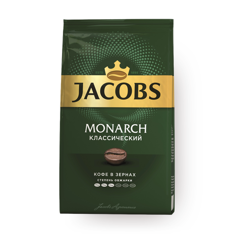 Кофе в зёрнах Jacobs Monarch Классический