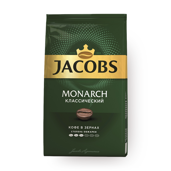 Кофе в зёрнах Jacobs Monarch Классический