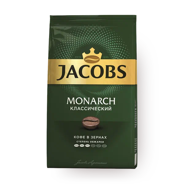 Кофе в зёрнах Jacobs Monarch Классический