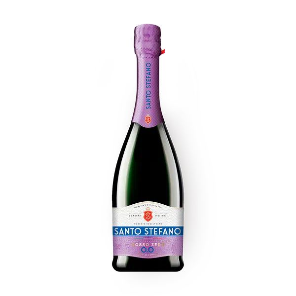 Вино безалкогольное розовое Santo Stefano Rose Zero сладкое