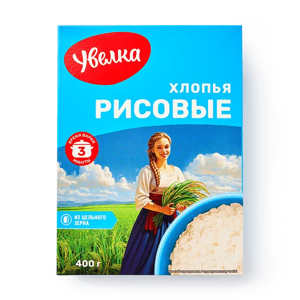 Хлопья рисовые «Увелка»