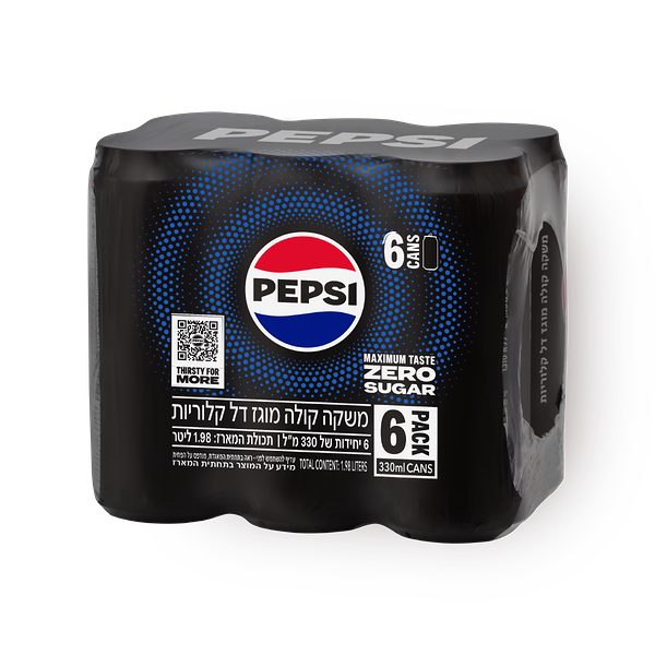 Pepsi ZERO can of six
