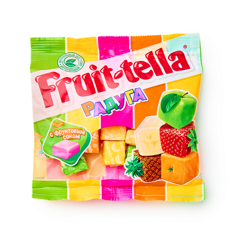 Конфеты жевательные Fruit-tella Радуга с фруктовым соком