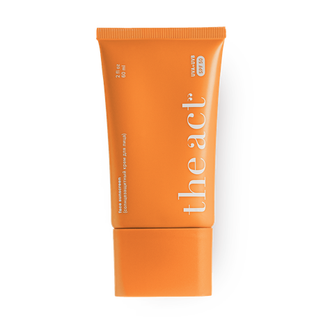 Крем солнцезащитный для лица The Act SPF 50