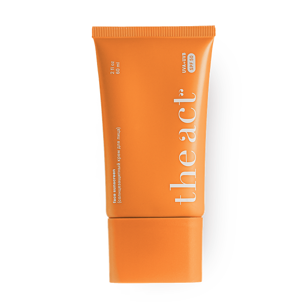 Крем солнцезащитный для лица The Act SPF 50