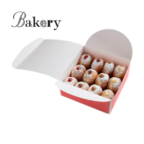 Strawberry & Caramel & Vanilla & Chocolate Mini Donuts Pack