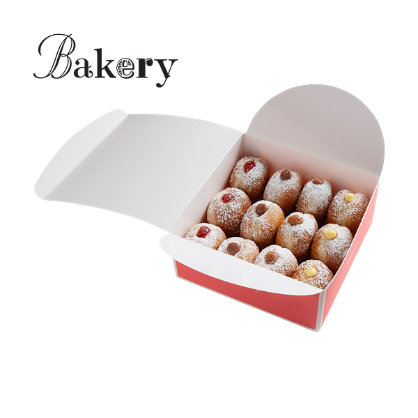 Strawberry & Caramel & Vanilla & Chocolate Mini Donuts Pack