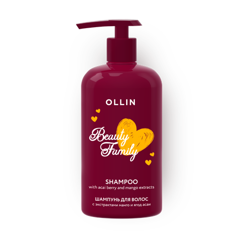 Шампунь Ollin Beauty Family с экстрактами манго и ягод асаи