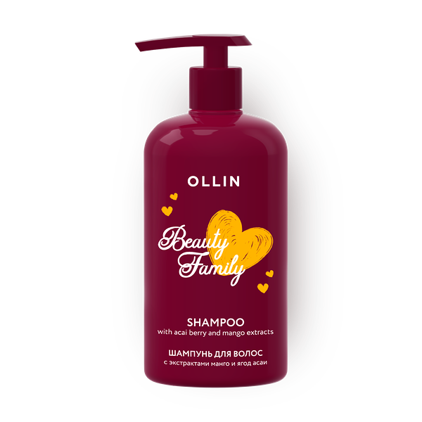 Шампунь Ollin Beauty Family с экстрактами манго и ягод асаи