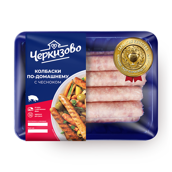 Колбаски По-домашнему с чесноком «Черкизово»