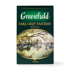 Чай чёрный Earl Grey Fantasy Greenfield листовой, 100 г — купить с ...