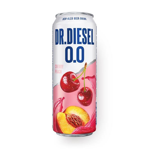 Пиво безалкогольное Dr.Diesel вишня-персик