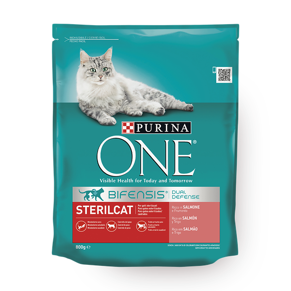 Purina ONE cat sterilizes salmon