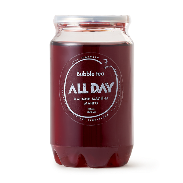 Напиток чайный Бабл ти tea жасмин, малина, манго All Day