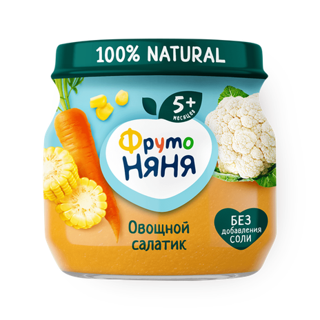 Пюре «Фрутоняня» Овощной салатик
