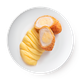 Котлета куриная по-киевски с пюре