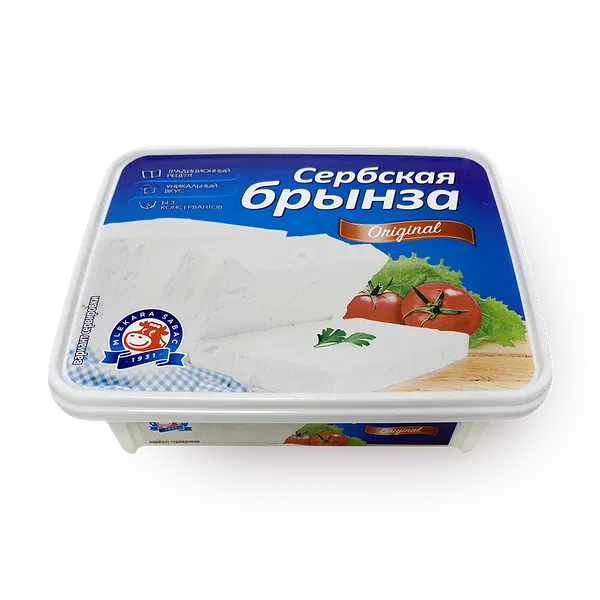 Сыр Сербская брынза Mlekara Sabac лёгкая 22%, 250 г — купить с ...