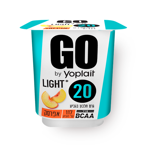 Yoplait Go yogurt Light peach flavored