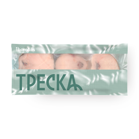 Треска атлантическая стейк Borealis свежемороженый